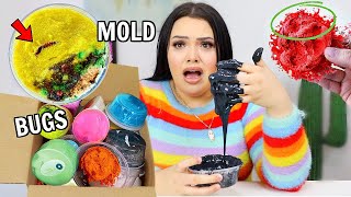 Unboxing 3 Year old Slime...*A MESS*