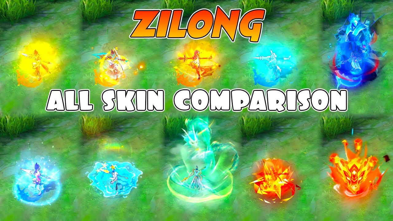 Zilong All Skin Comparison 2025