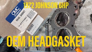 1972 Johnson 6R-72D 6 hp (Part 4) | New Head gasket, Pull rope & Lower Unit Fluid Change by The Dog House 114 views 8 days ago 22 minutes