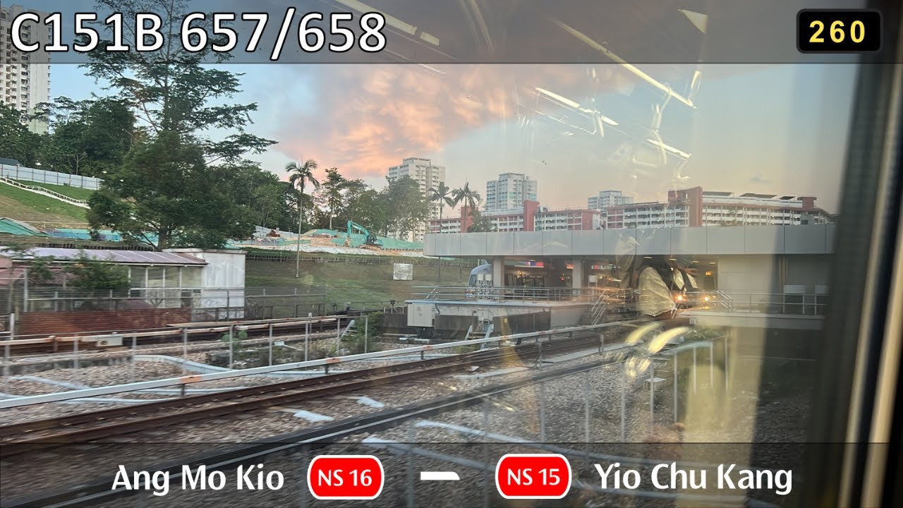 [1/2 Trip][SMRT] C151B ~ 657/658 NS16 Ang Mo Kio → NS15 Yio Chu Kang ...