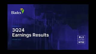 Conference Call: Third Quarter 2024 | Jorge Salas