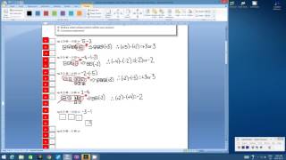 Subtracting Integers Method 1 Integer Tiles 2 (2016)