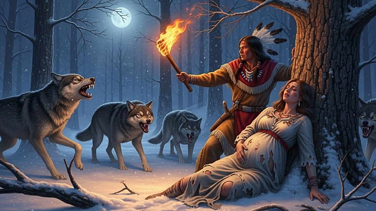 JEFE APACHE SALVÓ VIUDA EMBARAZADA DE LOBOS HAMBRIENTOS... y protegió a familia que no era suya...