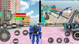 Flying Dragon Robot Car Game( Robot Game)-Android Gameplay screenshot 2