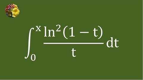 Solving definite integral using polylogarithm function