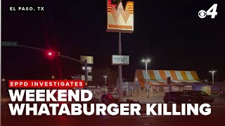 Suspect charged with DWI in connection with west El Paso Whataburger killing
