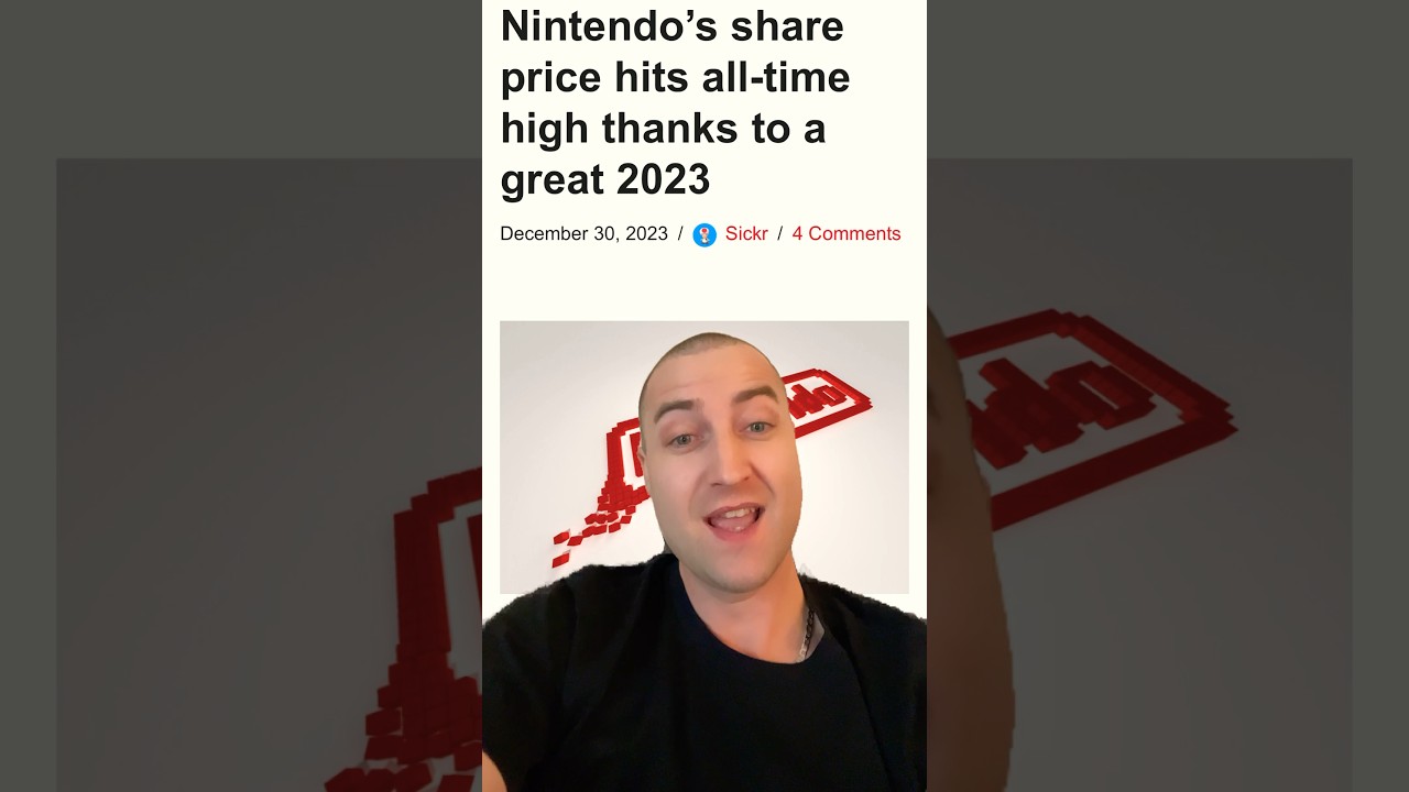 Nintendo Stock hits ALL TIME HIGH!! 😱 💰 📈