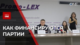 INFO ONE - PROMO-LEX ПРЕДСТАВИЛА ОТЧЕТ О ФИНАНСИРОВАНИИ ПАРТИЙ