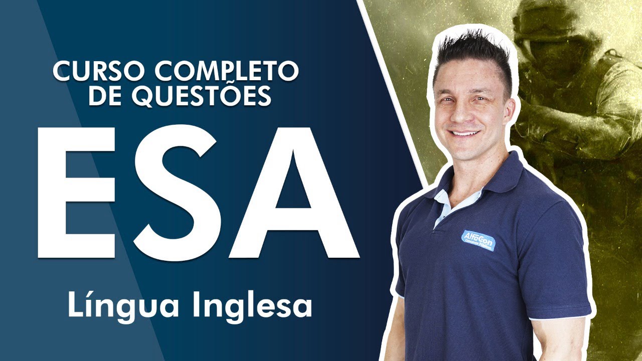 Curso completo de questões ESA 2022 - Língua Inglesa - AlfaCon