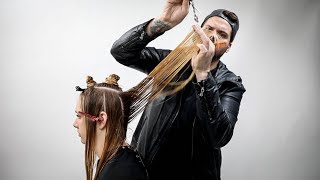 Long Layered Haircut Tutorial To Create Maximum Volume | MATT BECK VLOG Season 2 Episode 018