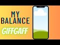 How to check your balance on giffgaff mobile network