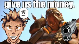 junkrat and roadhog rob a bank