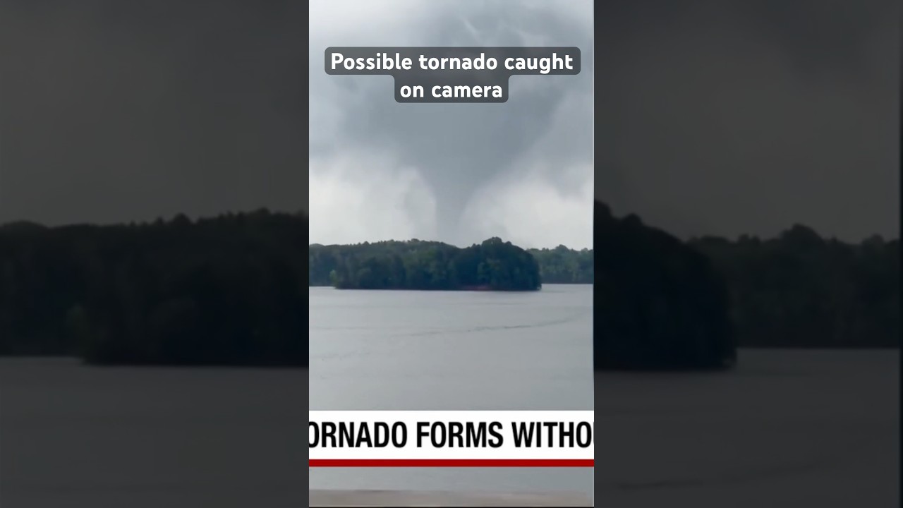 A possible tornado was caught on camera in 