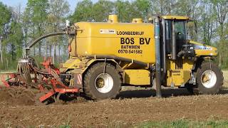 Bouwland Bemesten Met De Challenger Terra Gator 8133 Van Loonbedrijf Bos Bathmen
