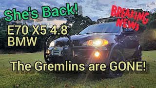 BMW E70 X5 4.8 charging system gremlins finally vanquished after over 3 years of being possessed