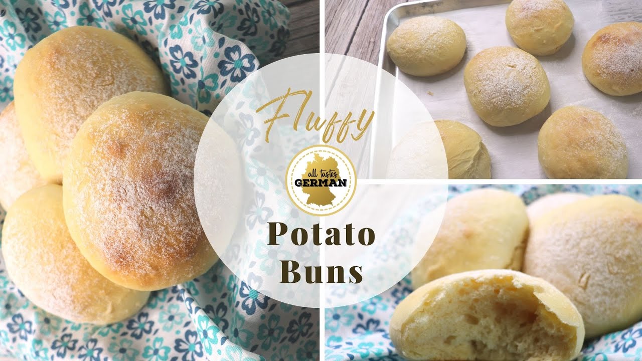 Amazing Potato Buns - So Soft & Fluffy | German Recipes by All Tastes German