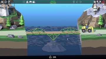 Poly Bridge 2 : Level 1-09 Solution