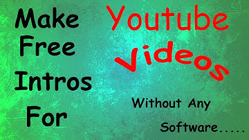 Create Free Intro Video without Any Software in 2 Minutes.ফ্রীতে ইন্ট্র ভিডিও কোন সফটওয়্যার ছাড়াই
