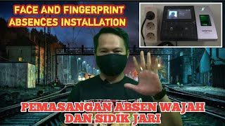 Pemasangan Absen Wajah dan Sidik jari || Face and Fingerprint Absences Installation screenshot 1