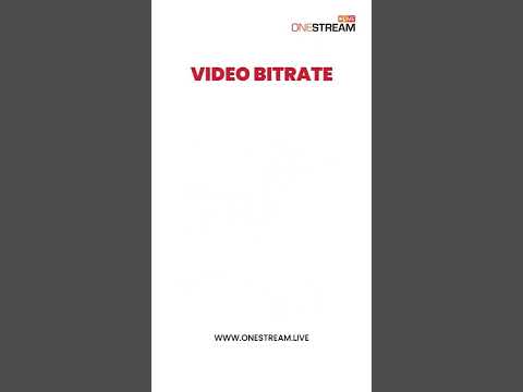 How video bitrate