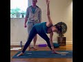 yoga trikonasana adjustment