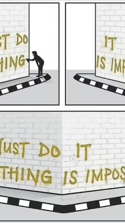 Just do it nothing is impossible #funny #makemoneyonline