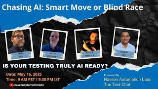 Chasing AI or a blind race? Will AI replace testers?