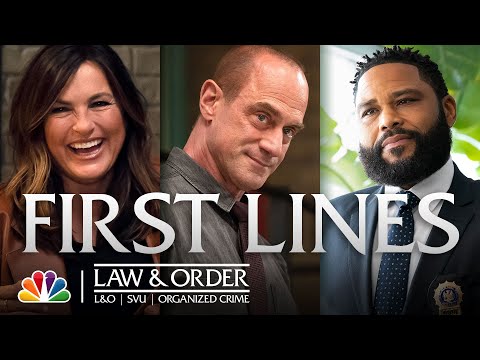 Cast Recalls Their First Lines | NBC’s Law u0026 Order