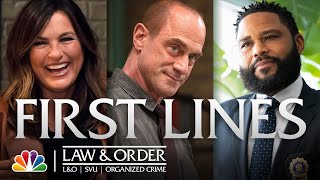 Cast Recalls Their First Lines | NBC’s Law & Order