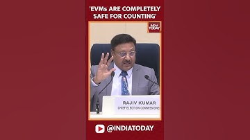 Chief Electoral Officer Rajiv Kumar Replies On EVM Hacking Allegation Says, EVMs Are Completely Safe