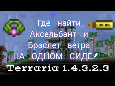 где найти аксельбант и браслет ветра! СИД В ОПИСАНИИ! террария 1.4.3.2.3