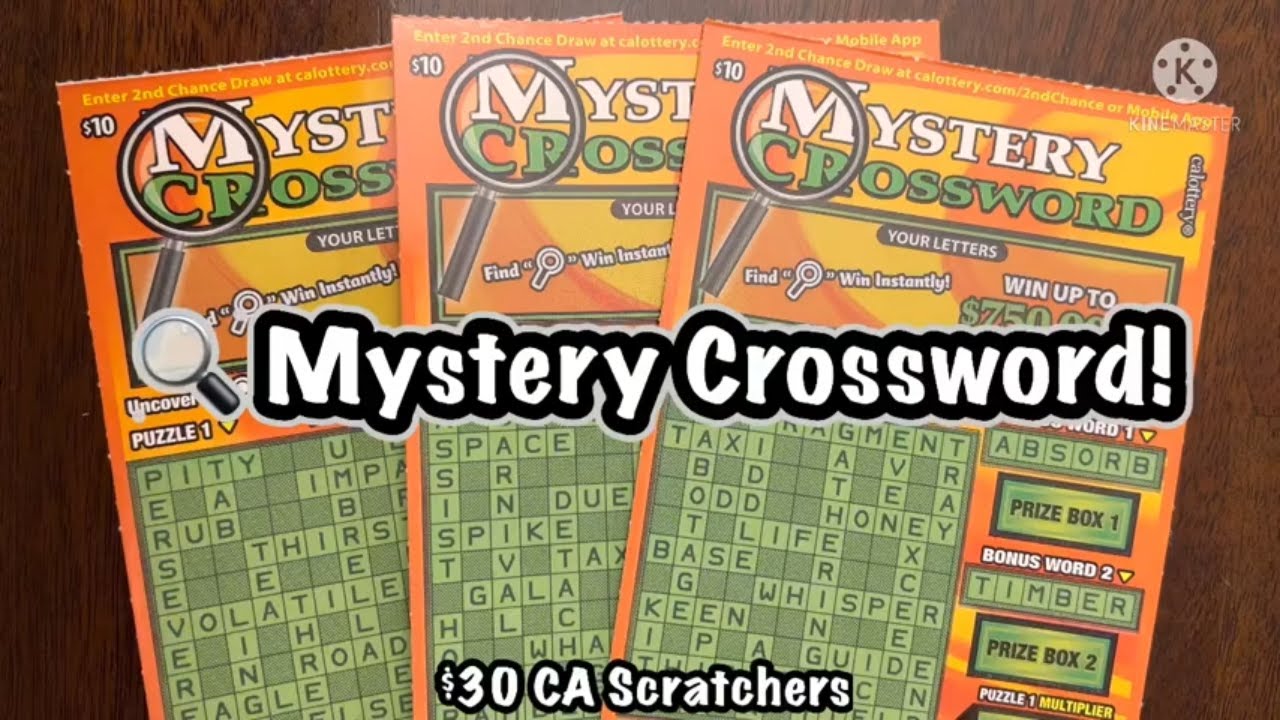 🔍 MYSTERY CROSSWORD! 30 CA Scratchers YouTube