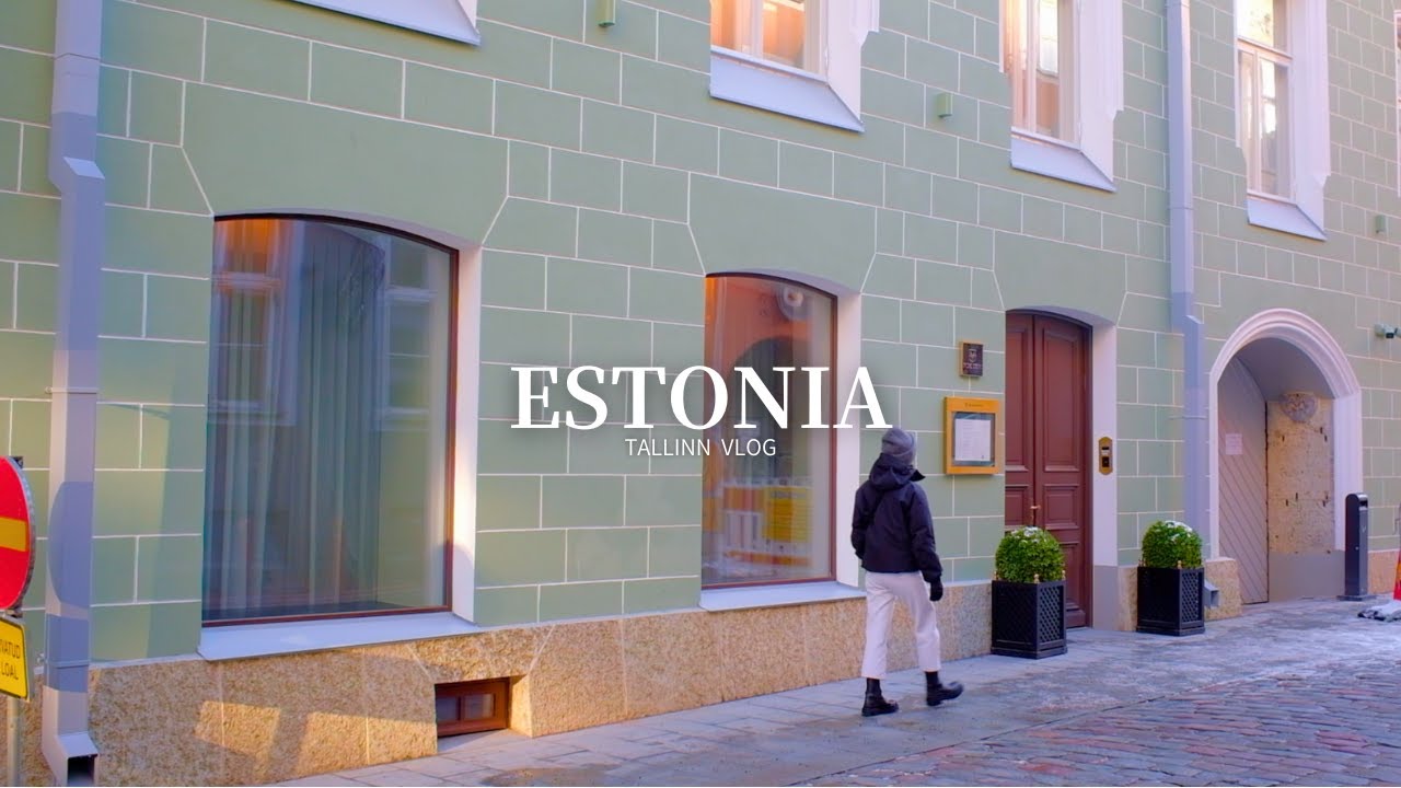 2 дня в Таллинне🇪🇪|изучение красивого старого города|заснеженный рождественский базар, пекарни