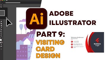 Visiting Card Design in Adobe Illustrator | Step by Step Beginner Tutorial 2025