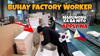 A day in my life as a factory worker in south korea #epswork #buhayofw