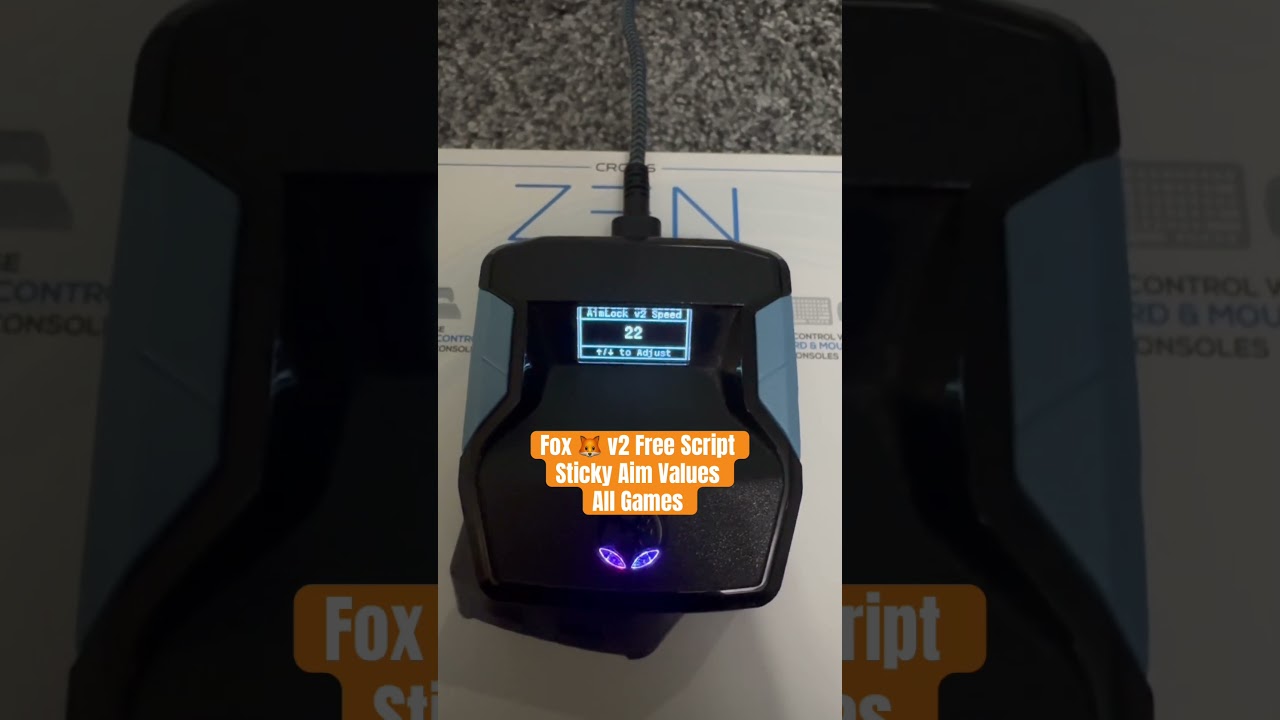 Cronus Zen FOX v2 Sticky Aim Assist Values (Free Zen Script)