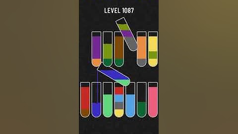 water sort puzzle - level 1087