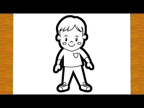 Video: Come Disegnare Un Bambino A