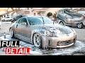 ABANDONED 350Z FIRST CAR WASH IN MONTHS!! *DEEP CLEANING TRANSFORMATION*