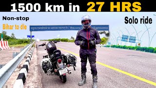 BIHAR TO DELHI 1100 KMS NON STOP IN 15 HRS | SOLO RIDE | BIHAR  DELHI | AGRA EXPRESSWAY | meteor350