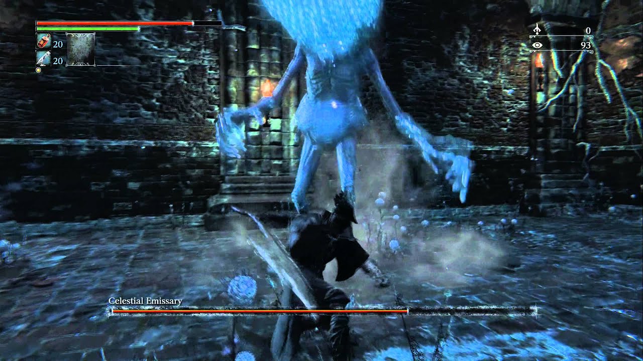 Bloodborne Chalice Dungeon Boss Celestial Emissary