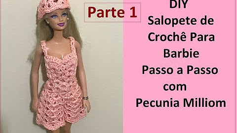 miniaturabarbieartesanatoemaispecuniamilliomcroche: Vestido e