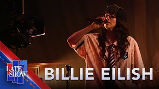 “Lunch” - Billie Eilish (LIVE on The Late Show) screenshot 5