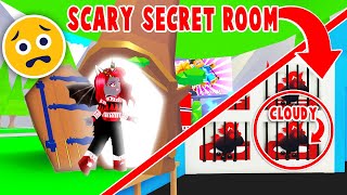 This MYSTERIOUS Door Took Me To The SCARIEST Secret Room EVER In Adopt Me! (Roblox)