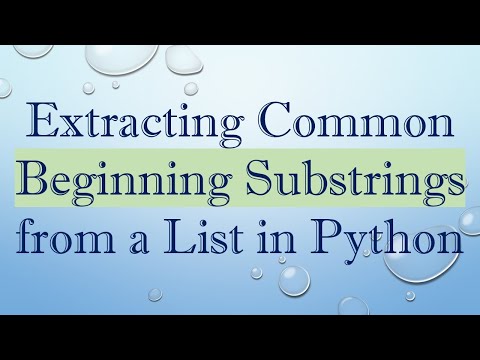Extracting Common Beginning