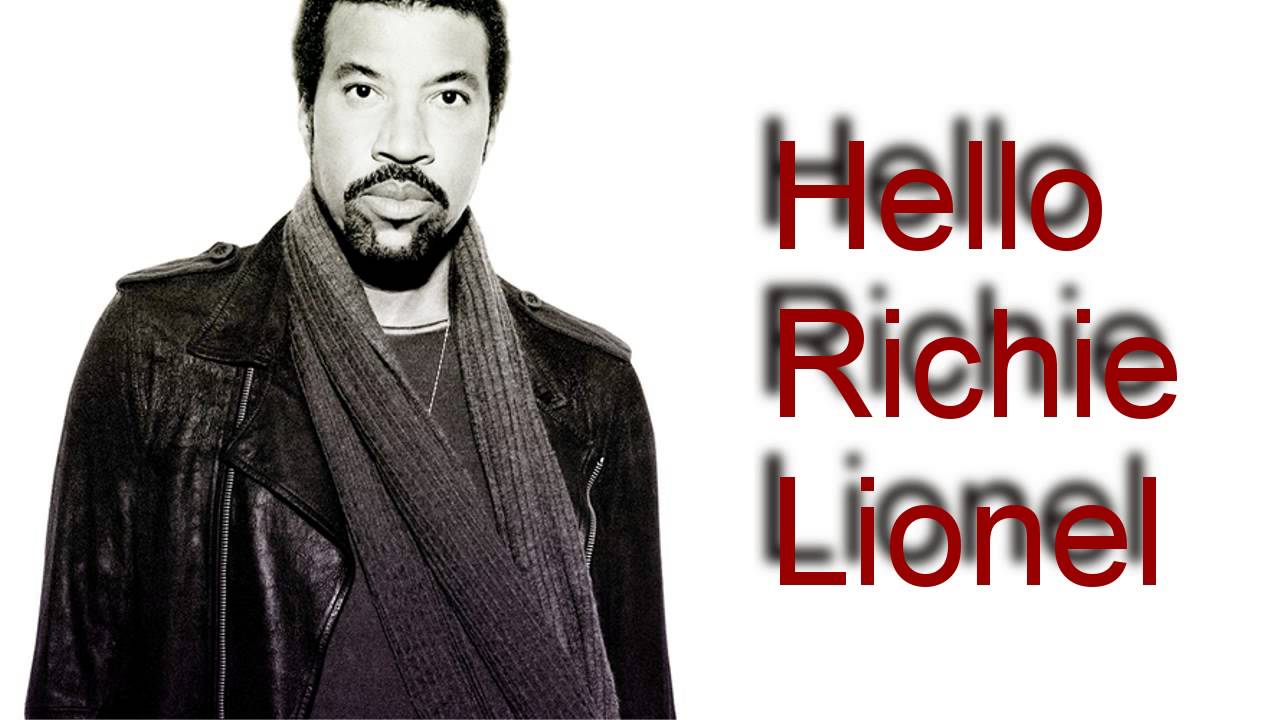 LIONEL RICHIE HELLO - YouTube