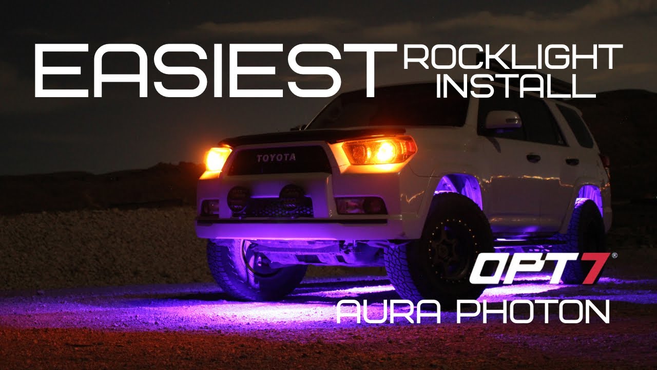 Opt 7 Aura Photon RGB rocklight with rocker switch| Easy install | 5th ...