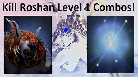 Dota 2 Kill roshan lvl 1 Combos #2 - IO and Ursa
