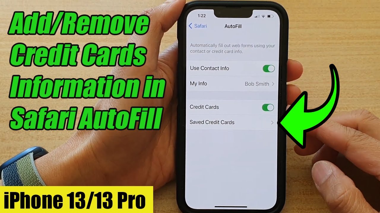 safari card autofill