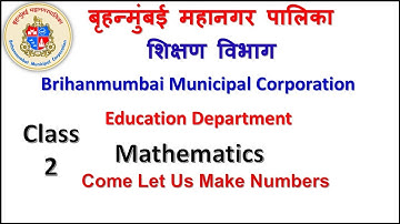 Class 2 Mathematics Come let us make numbers Page no. 41,42 by BMC Edu VTC Teacher-Jayashri Kunjar